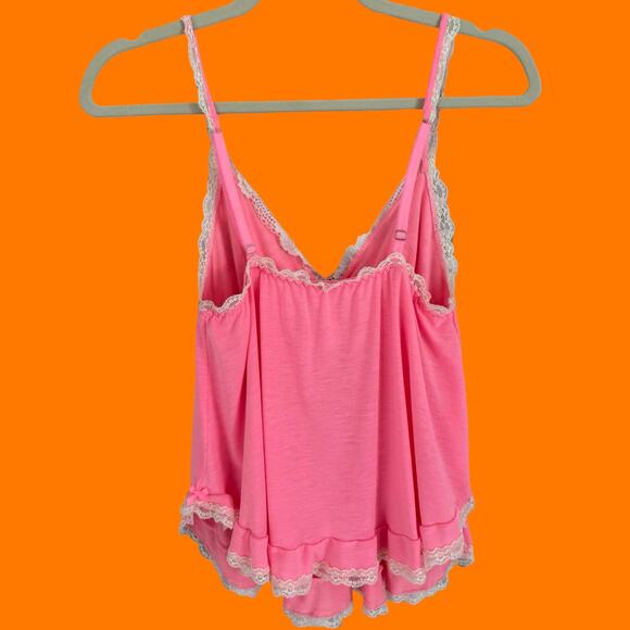 00's vintage pink lace lingerie y2k babydoll MEDIUM victoria's secret - Picture 7 of 8